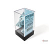 Opaque Pastel Blue/black Polyhedral 7-Dice Set