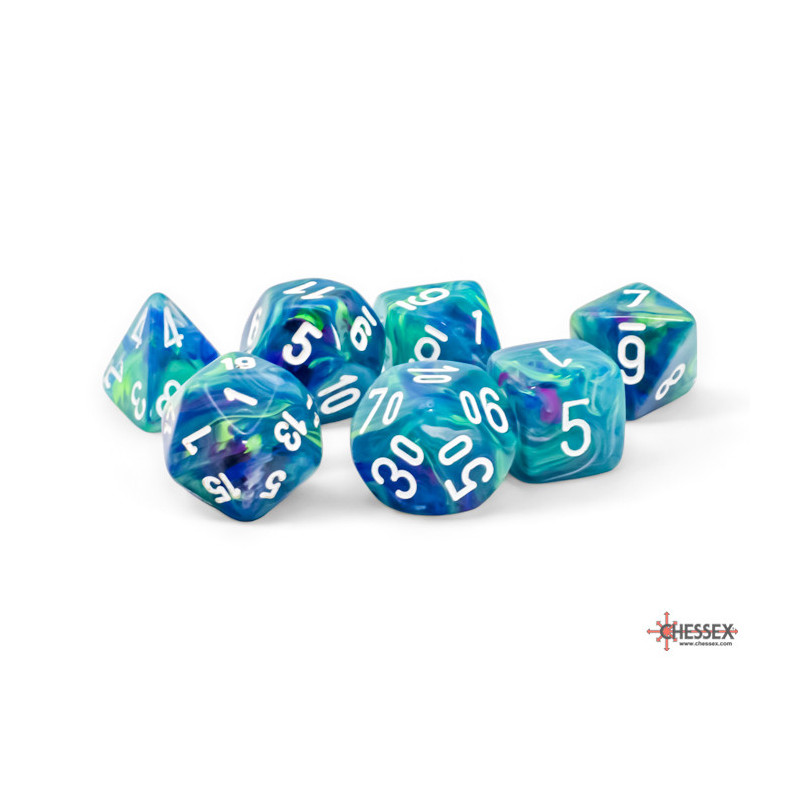 Festive Mega-hedral Waterlily/white 7-Die set