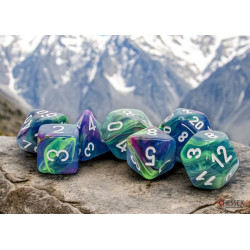 Festive Mega-hedral Waterlily/white 7-Die set