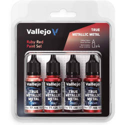 Ruby red paint set