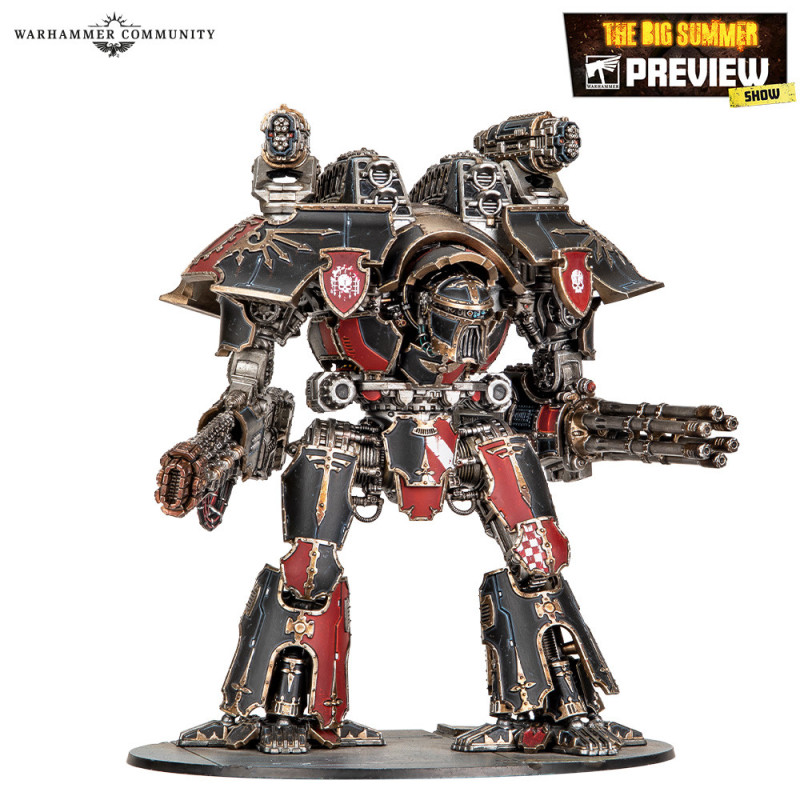Warlord Titan with Volkite Destructor and Macro - Gatling Blaster
