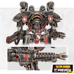 Warlord Titan with Volkite Destructor and Macro - Gatling Blaster