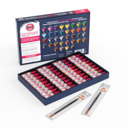 Quick Paint Set - 36 Quick Gen Colors ( +2 Free Brushes)