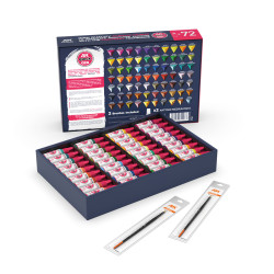 Quick Pain Set - 72 Quick gen ( +2 Medium 18ML+ 2 Free Brushes)
