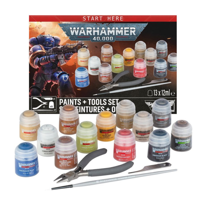Paints + Tools set