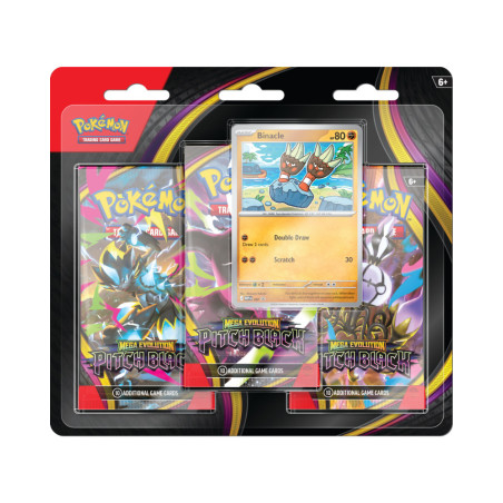 Mega Evolution 05 Pitch Black - 3-Booster Blister