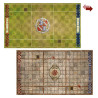 Sevens Pitch: Double - Sided Pitch and Dugouts
