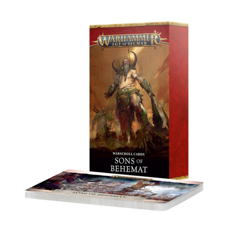 Sons of Behemat Warscroll Cards
