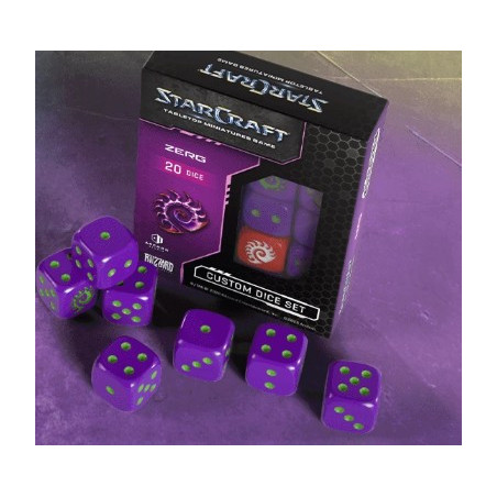 Zerg Custom Dice Set