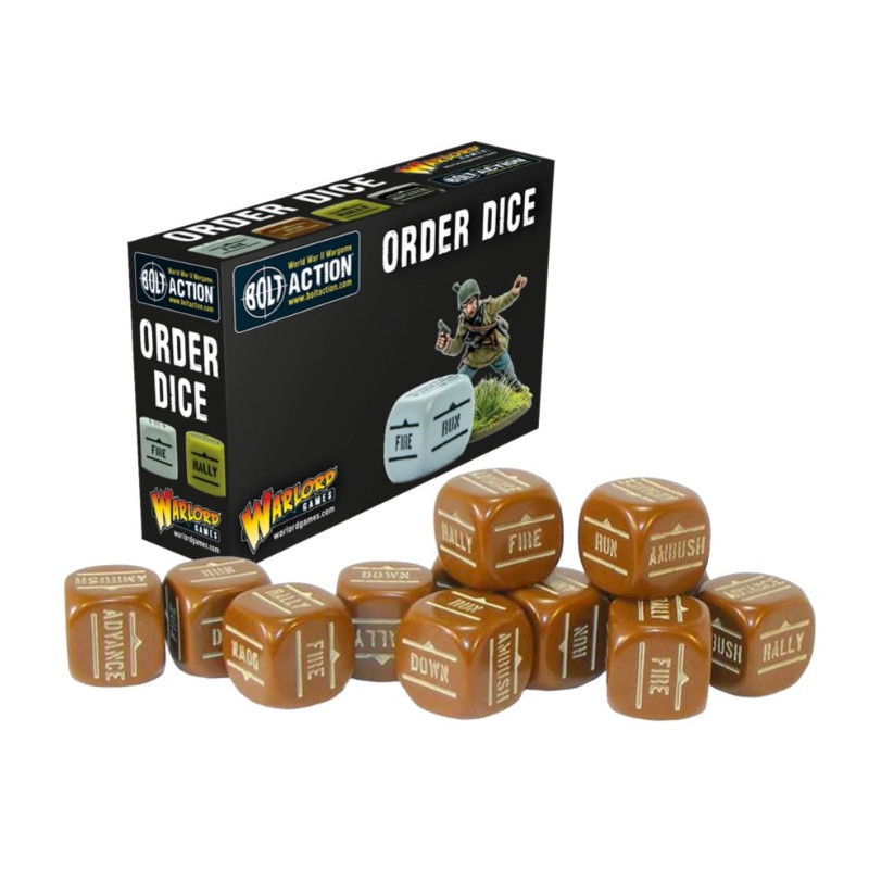 Bolt Action: Orders Dice pack - Brown