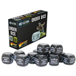 Bolt Action: Orders Dice Pack - Black