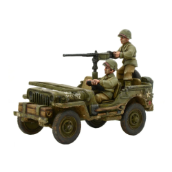 US Army Jeep With 50 Cal HMG