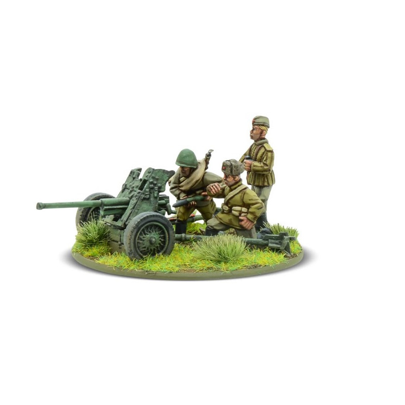 Zvezda Soviet 45mm Gun Model Kit – 1/72 Scale, WWII Barbarossa 1941 Wargaming
