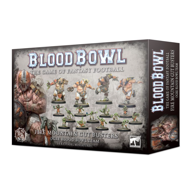 Ogre Blood Bowl Team: Fire Mountain Gut Busters