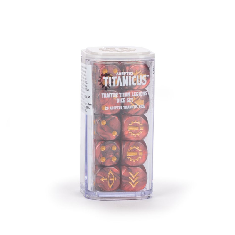 Adeptus Titanicus: Traitor Titan Legions Dice Set