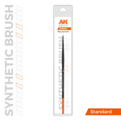 AK Synthetic Brush- Round 4/0