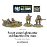 Soviet 50mm light mortar and Flamethrower teams