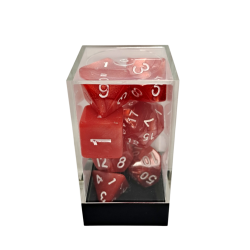 Marble Red/White Polyhedral...