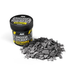 Angular flat rocks 100ml