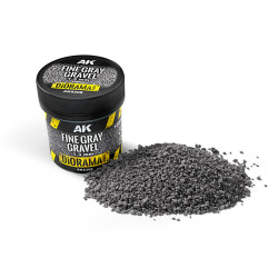 Fine gray gravel 1-3 mm