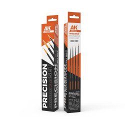 Precision brushes set